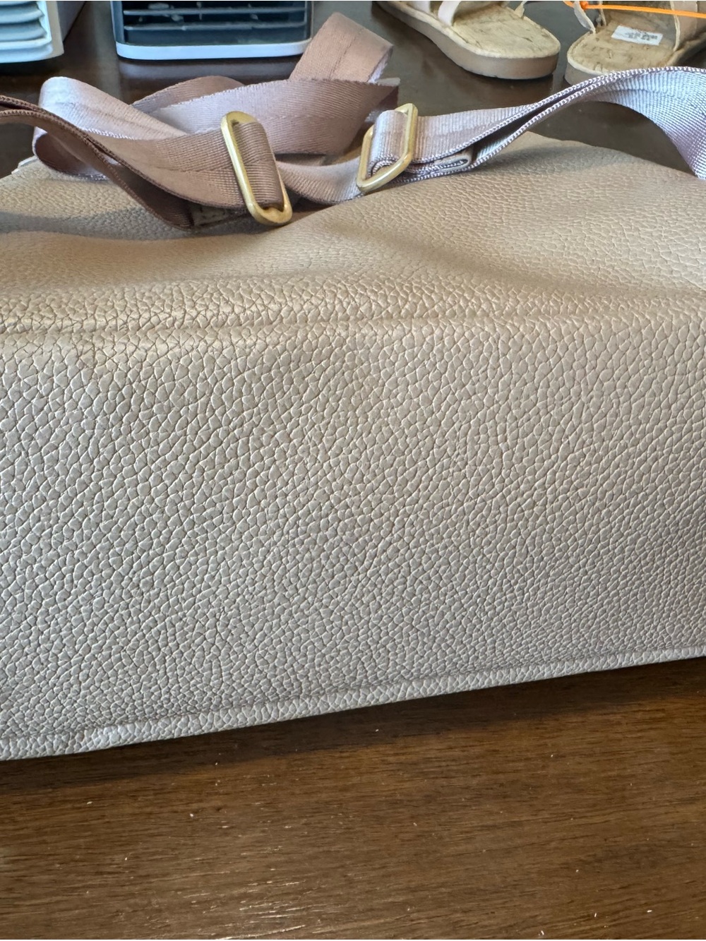 Freshly Picked Butterscotch Mini Classic Diaper Bag Backpack Vegan Leather - Picture 4 of 15